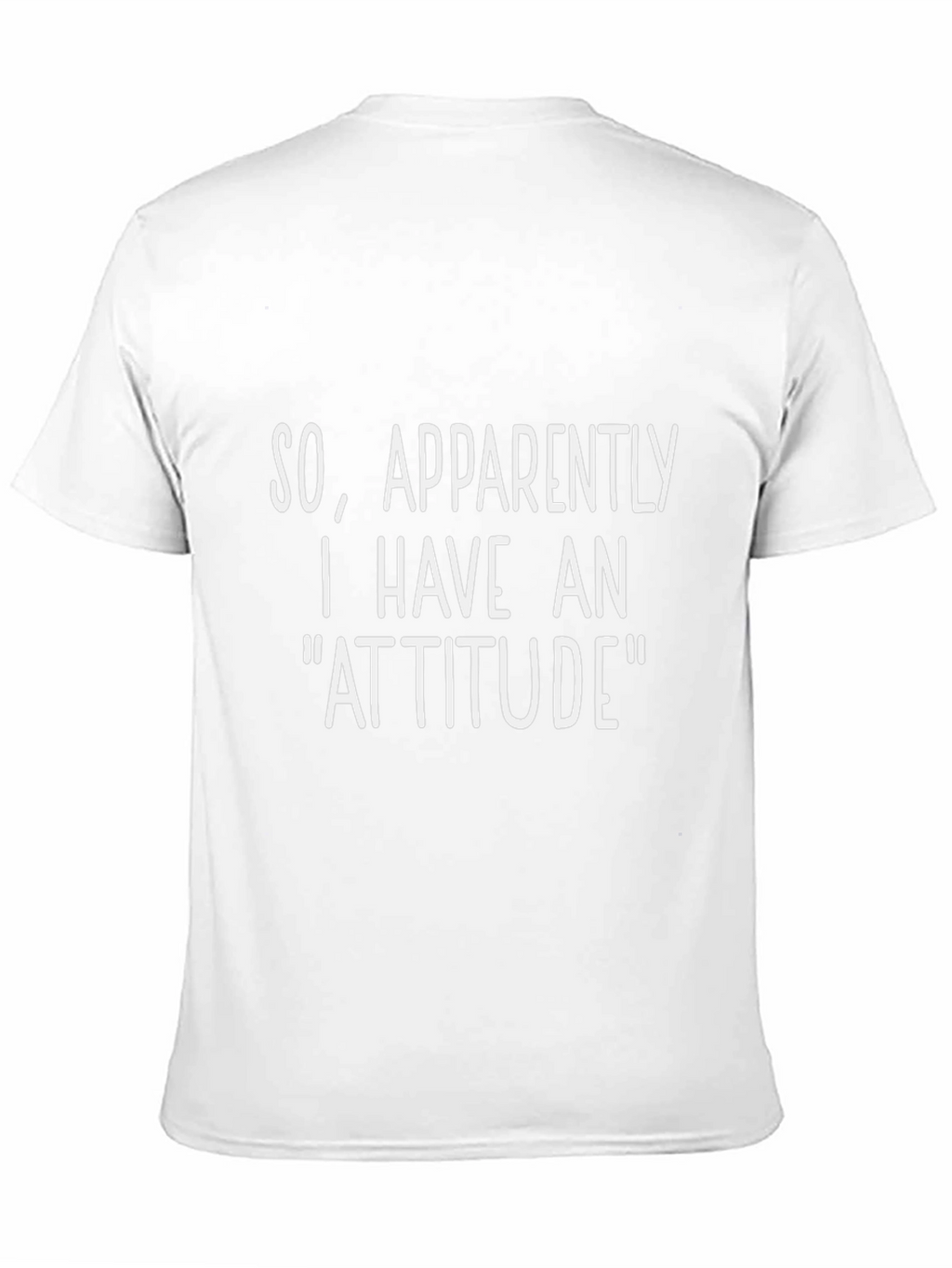 Attitude Black T-Shirt
