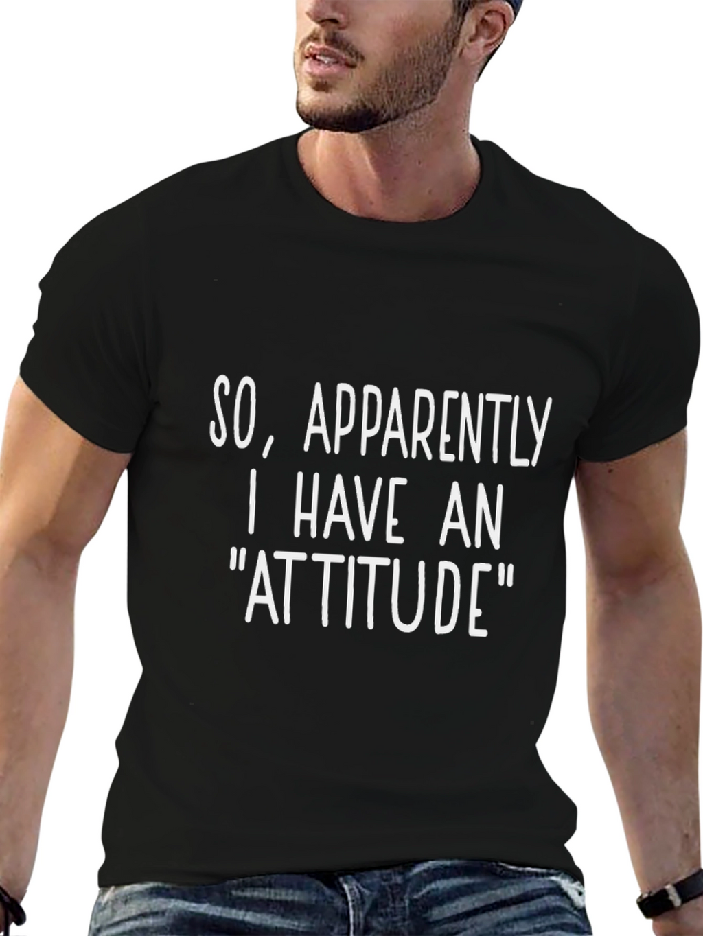 Attitude Black T-Shirt