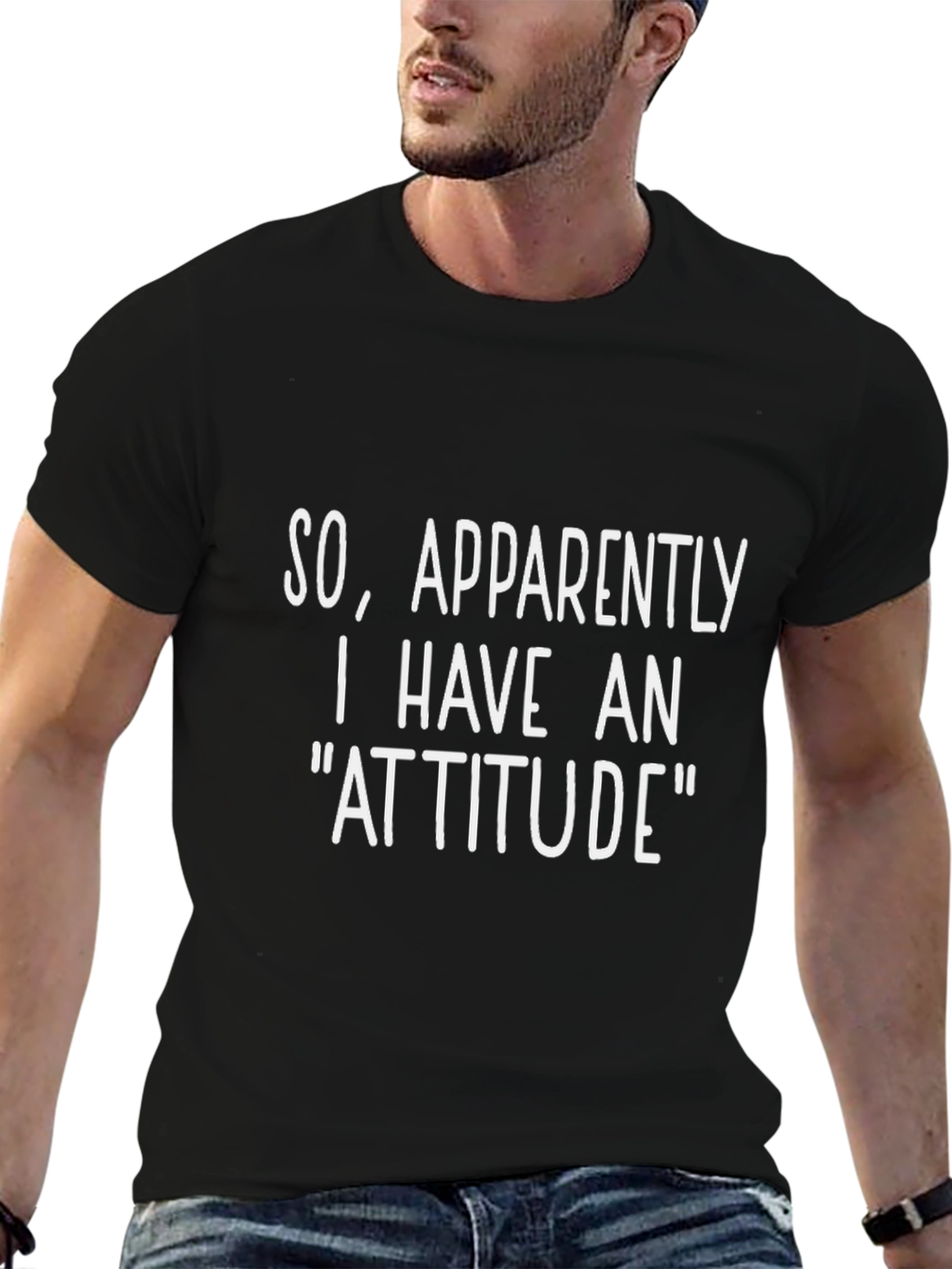 Attitude Black T-Shirt