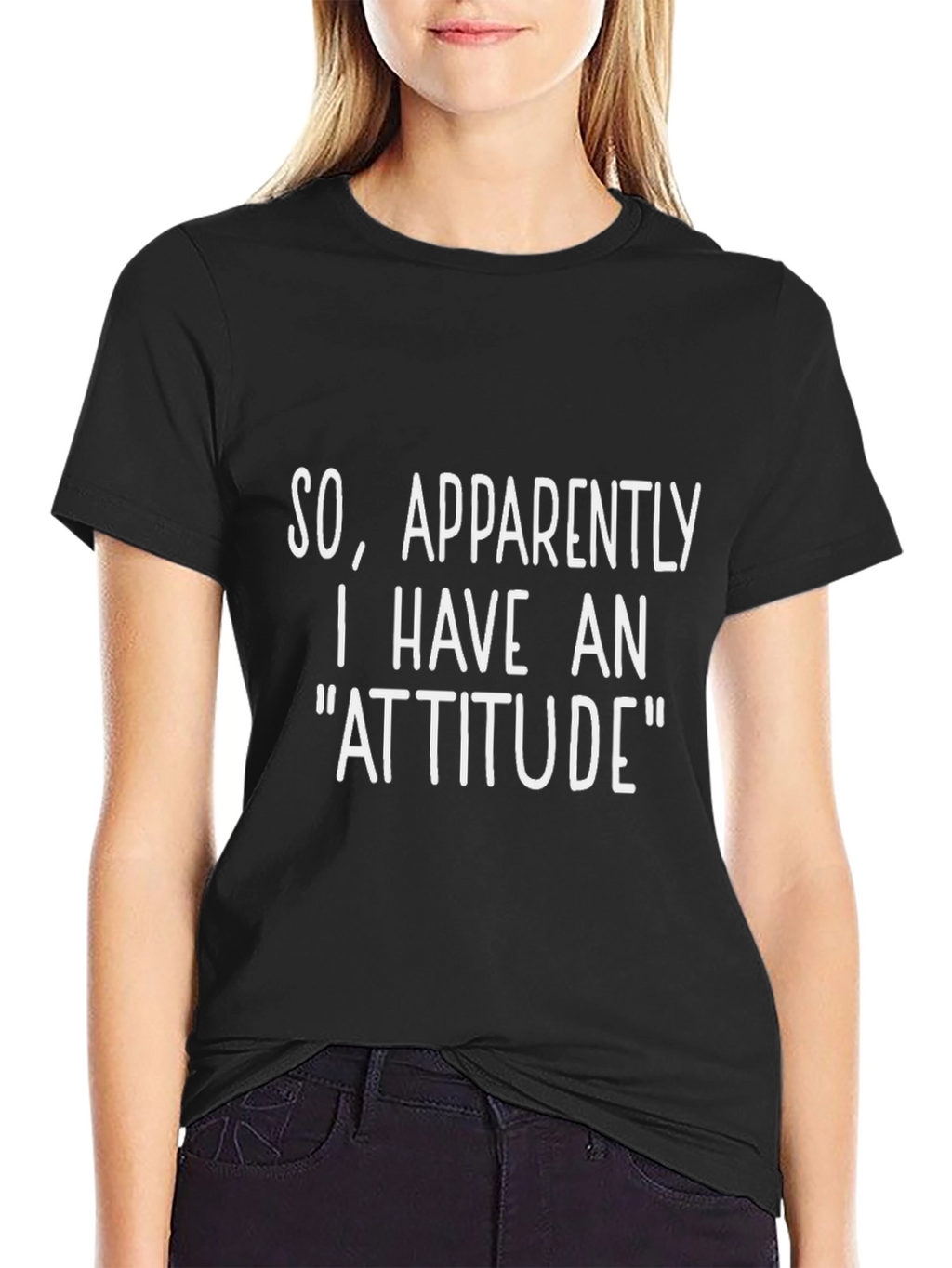 Attitude Black T-Shirt