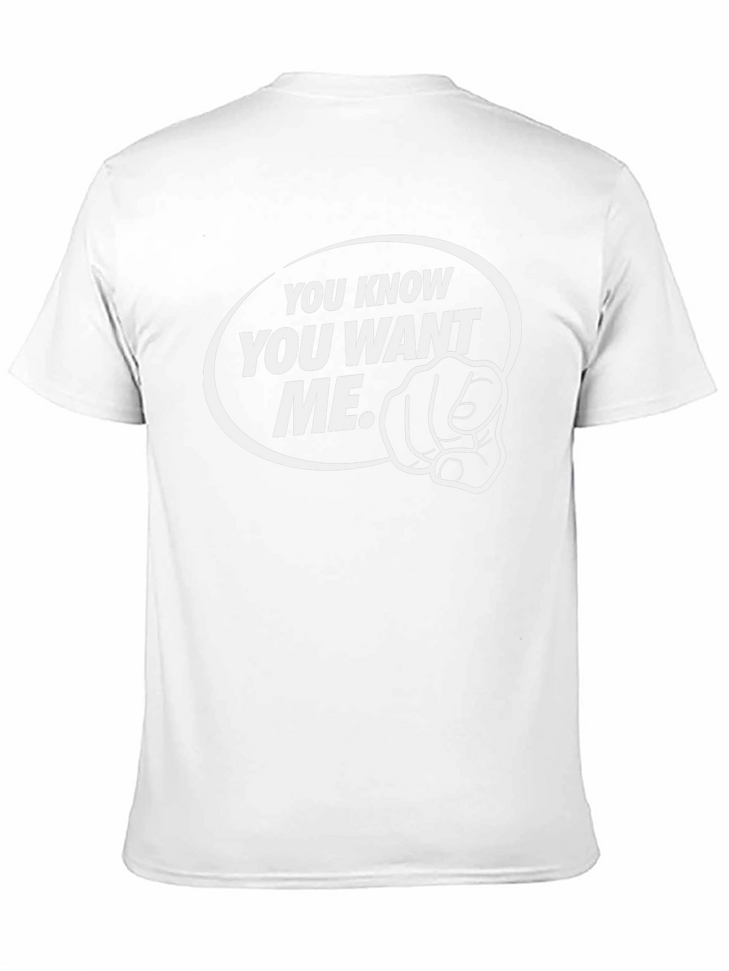 You Know You Want Me Black Graphic Tee