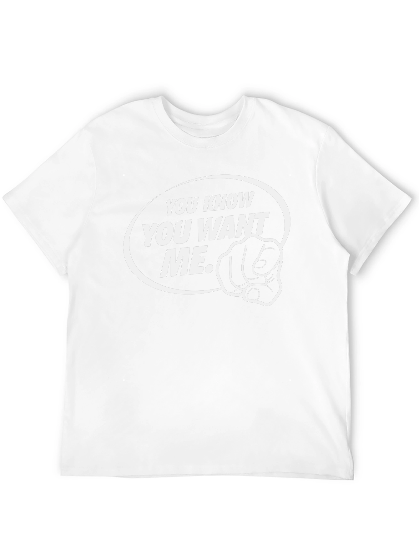 You Know You Want Me Black Graphic Tee