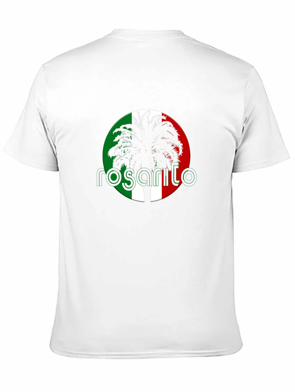 Rosarito Palm Tree T-Shirt - Black Cotton Tee