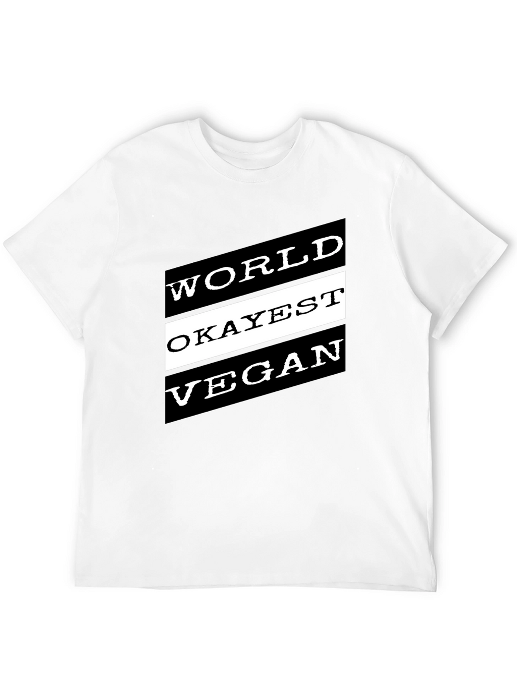 World Okayest Vegan Black T-Shirt