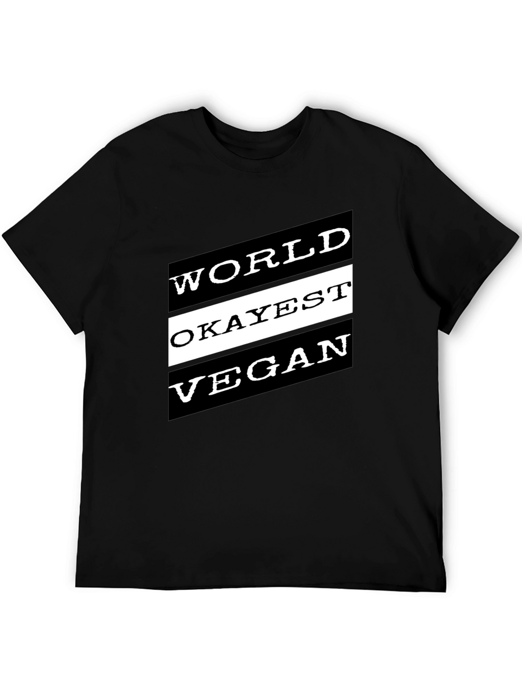 World Okayest Vegan Black T-Shirt