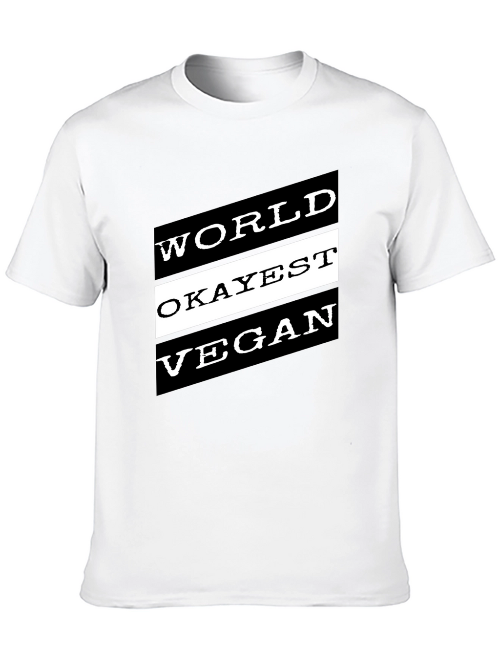 World Okayest Vegan Black T-Shirt