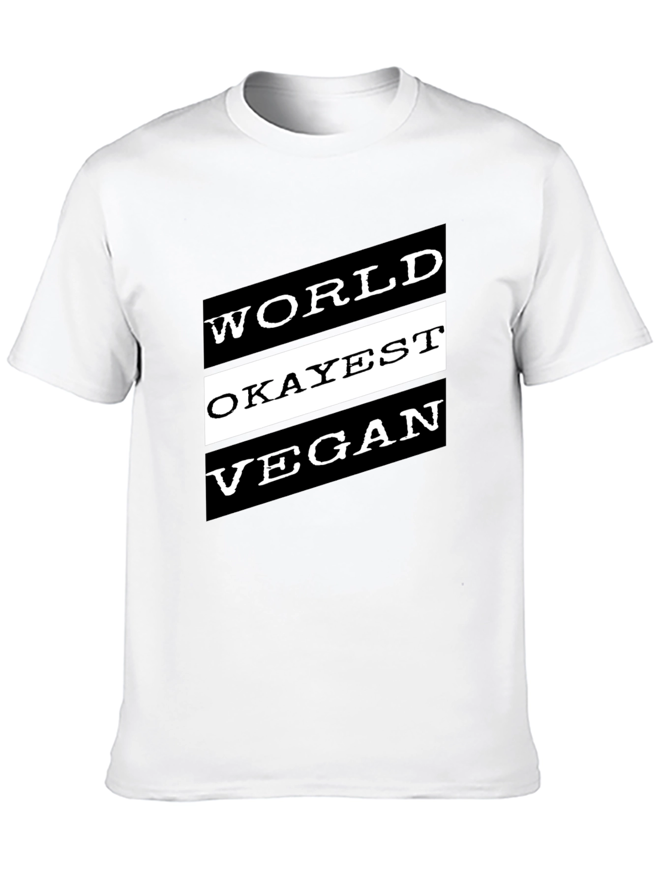 World Okayest Vegan Black T-Shirt