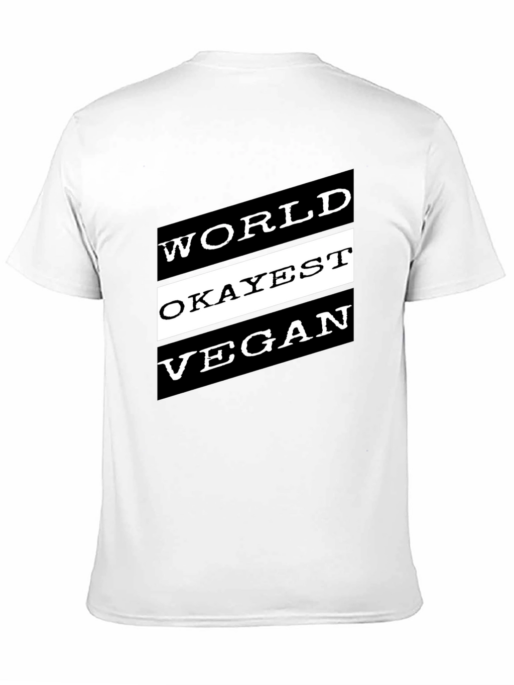 World Okayest Vegan Black T-Shirt