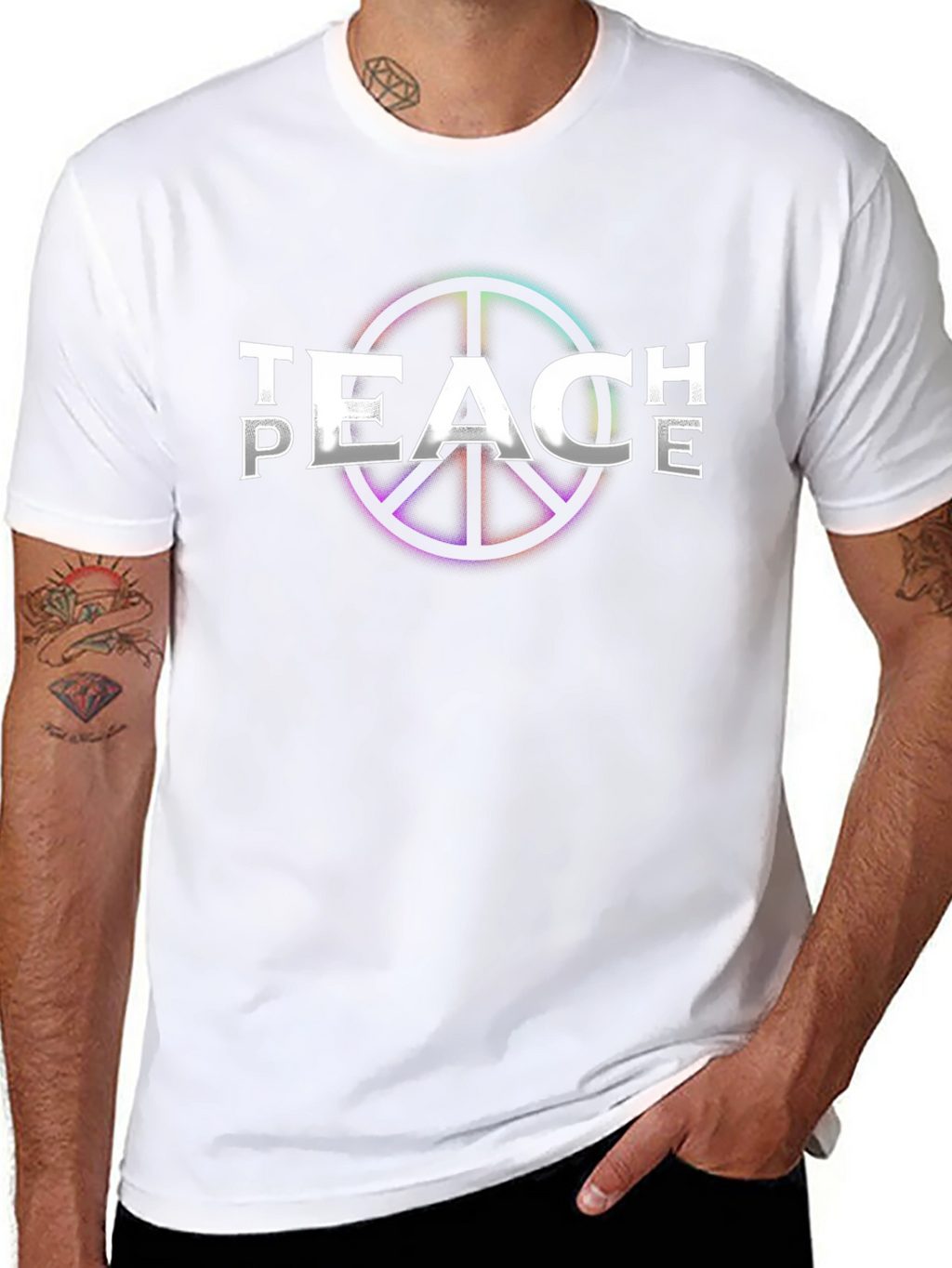 Teach Peace Graphic T-Shirt
