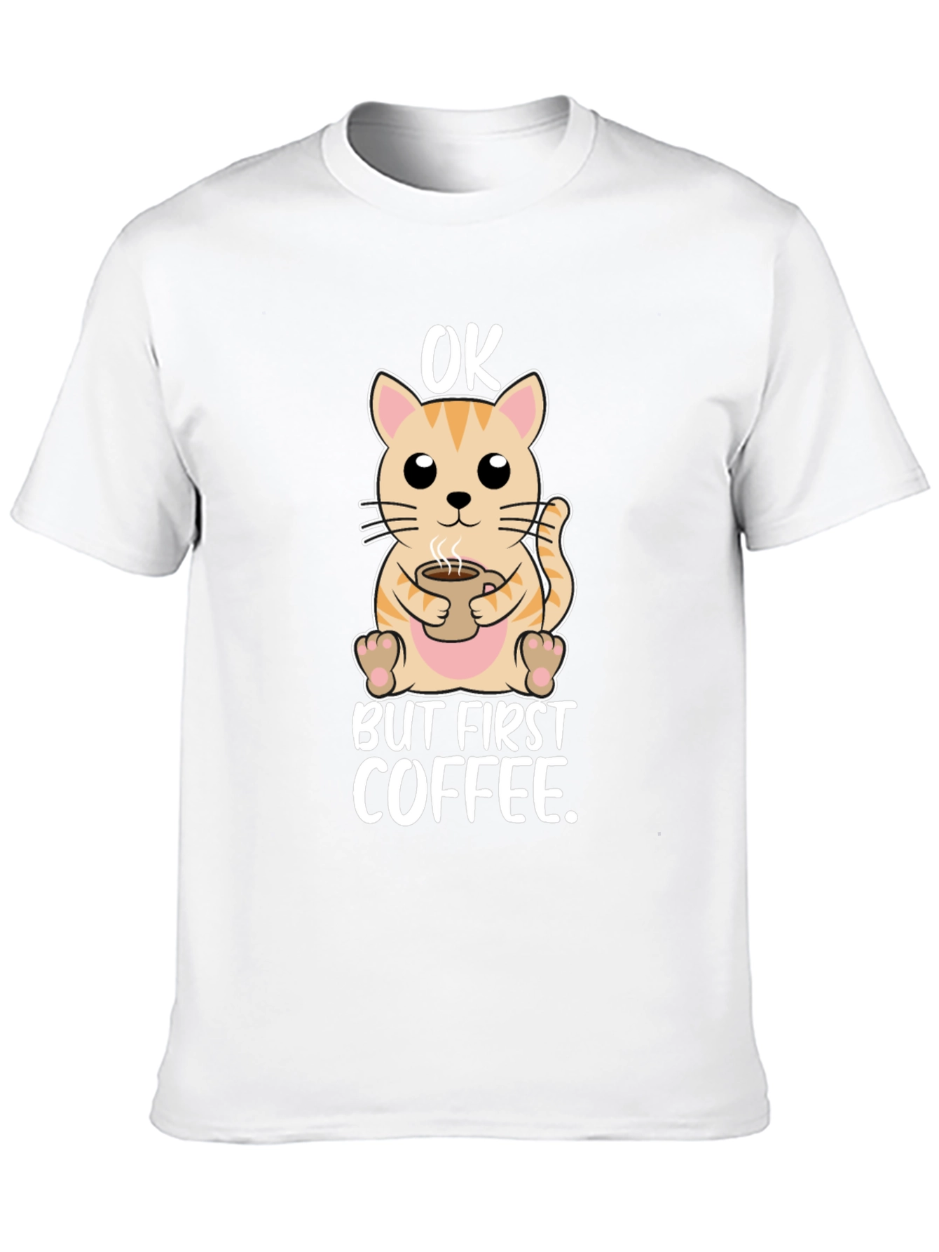 OK But First Coffee Cat T-Shirt