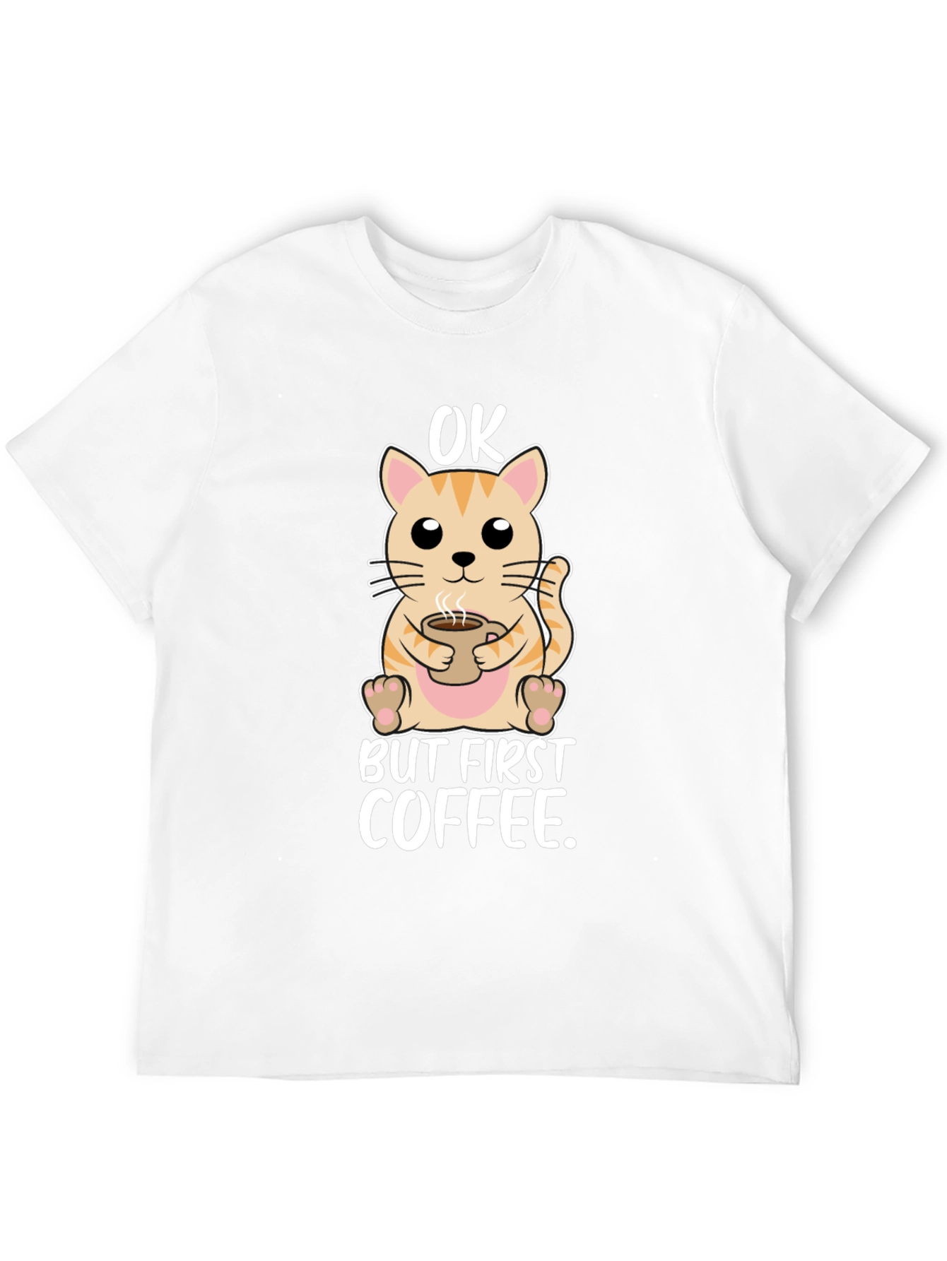 OK But First Coffee Cat T-Shirt