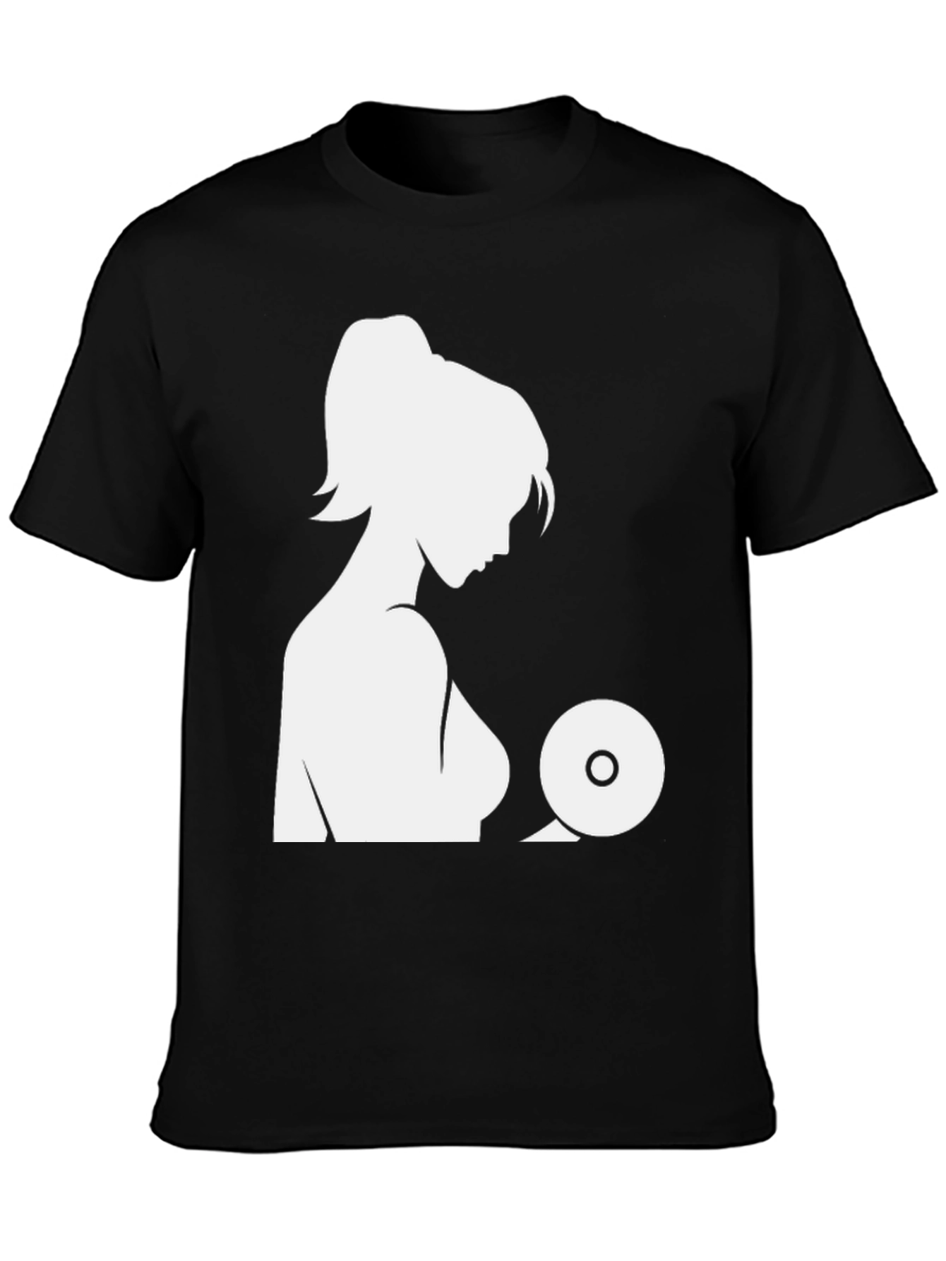Silhouette Graphic Tee - Woman and CD