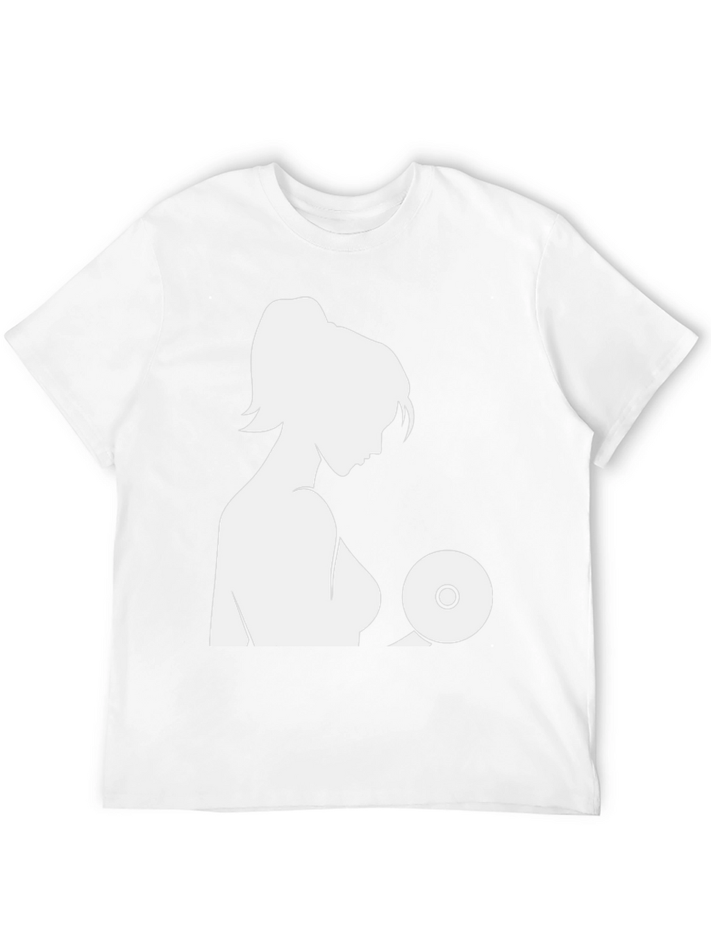 Silhouette Graphic Tee - Woman and CD