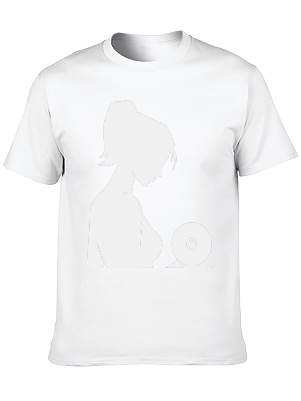 Silhouette Graphic Tee - Woman and CD