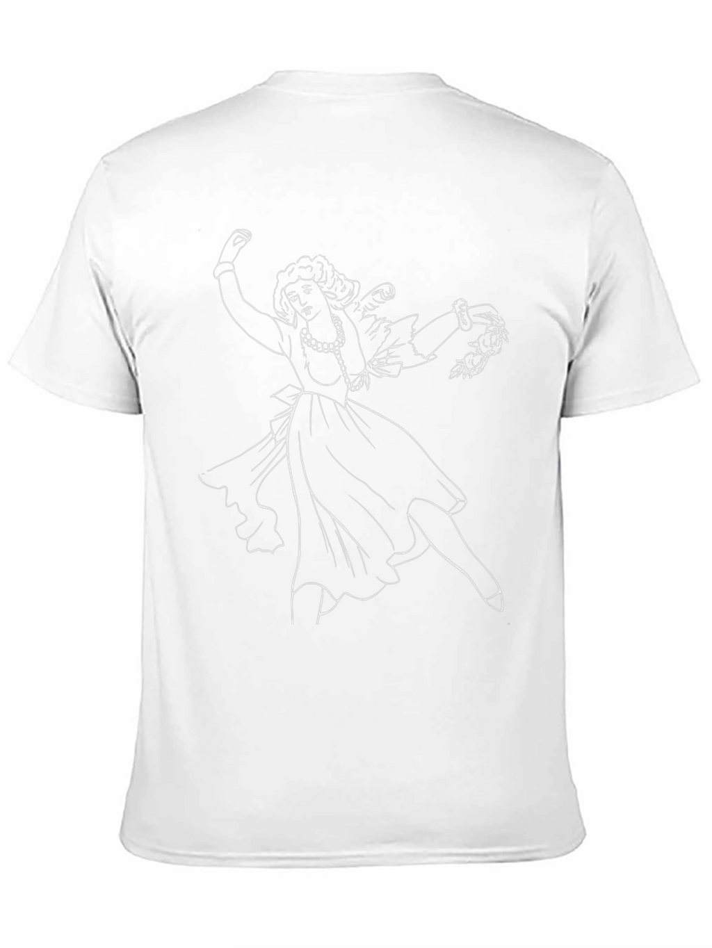 Dancing Woman Graphic Black T-Shirt