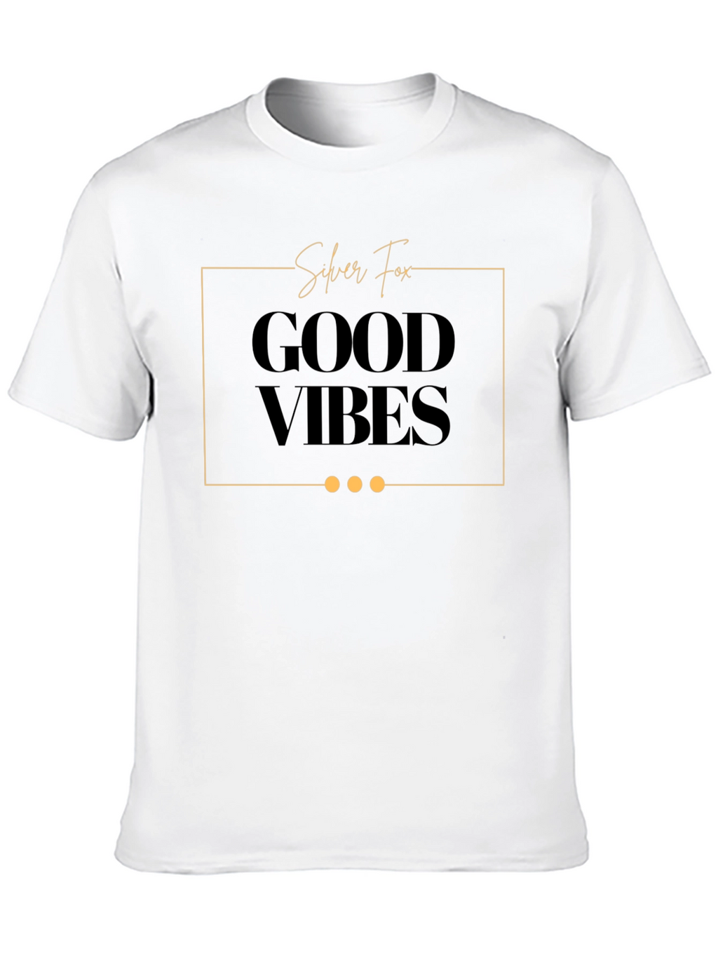 Silver Fox Good Vibes Graphic Tee - Black