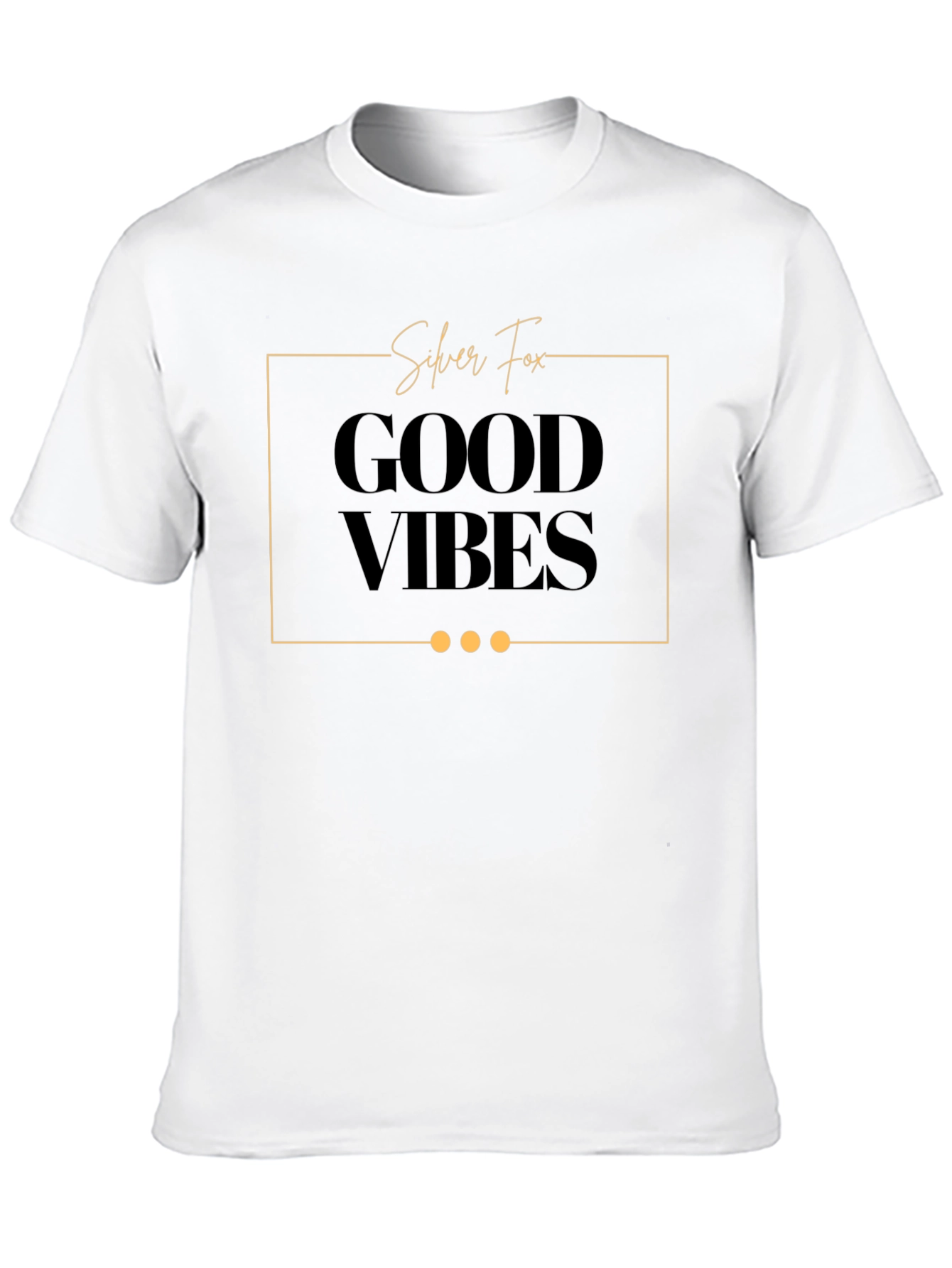 Silver Fox Good Vibes Graphic Tee - Black