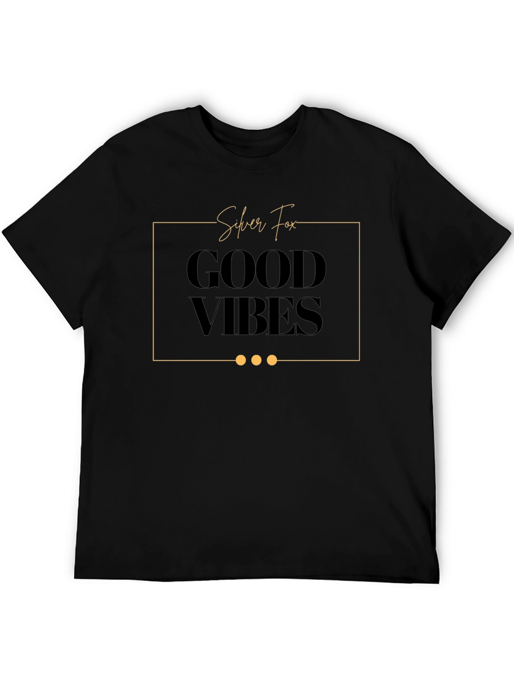Silver Fox Good Vibes Graphic Tee - Black