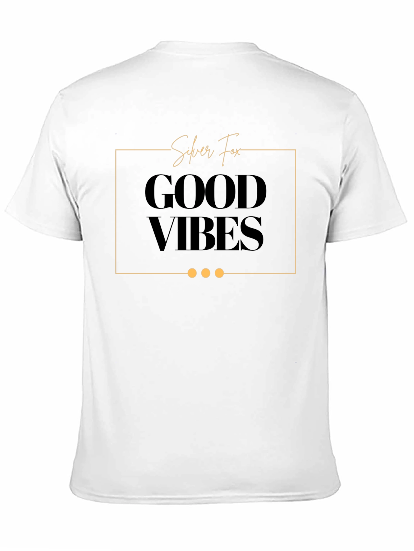 Silver Fox Good Vibes Graphic Tee - Black