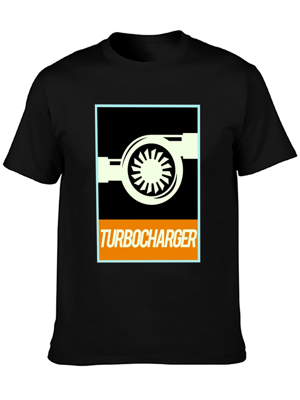 Turbocharger Graphic T-Shirt - Car Enthusiast Design
