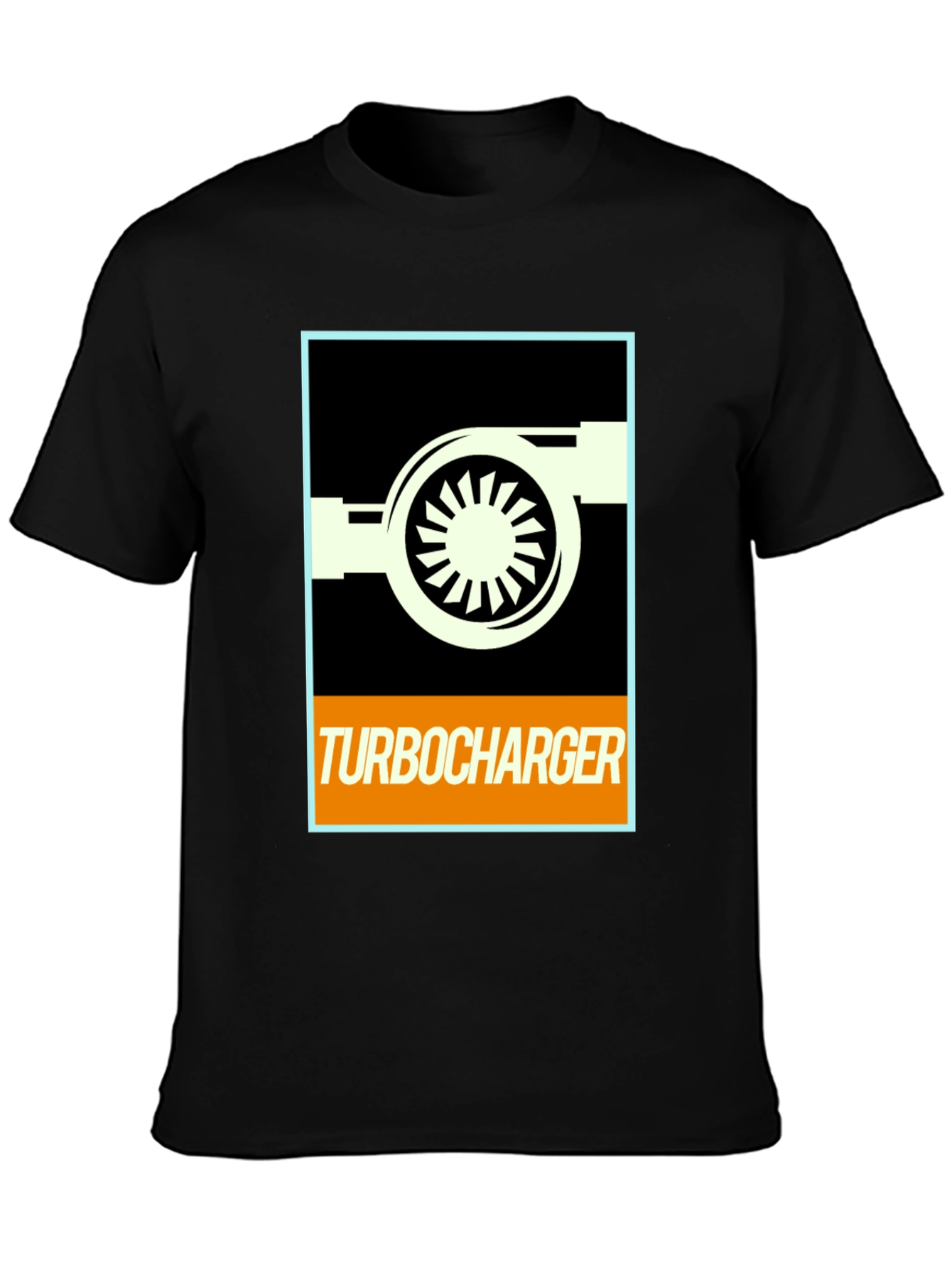 Turbocharger Graphic T-Shirt - Car Enthusiast Design