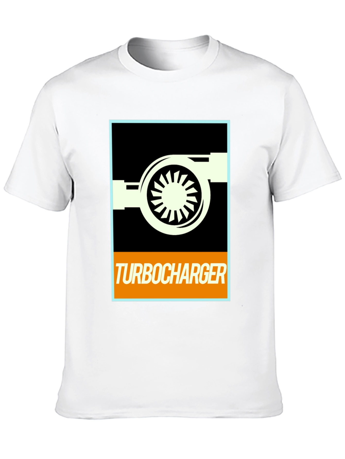 Turbocharger Graphic T-Shirt - Car Enthusiast Design