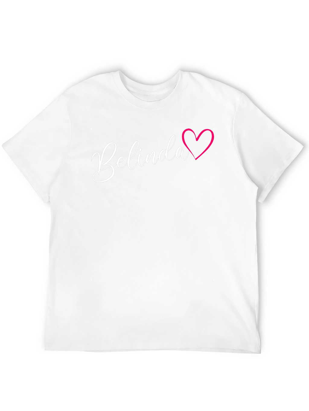 Belinda Heart Graphic Tee - Stylish Black T-Shirt