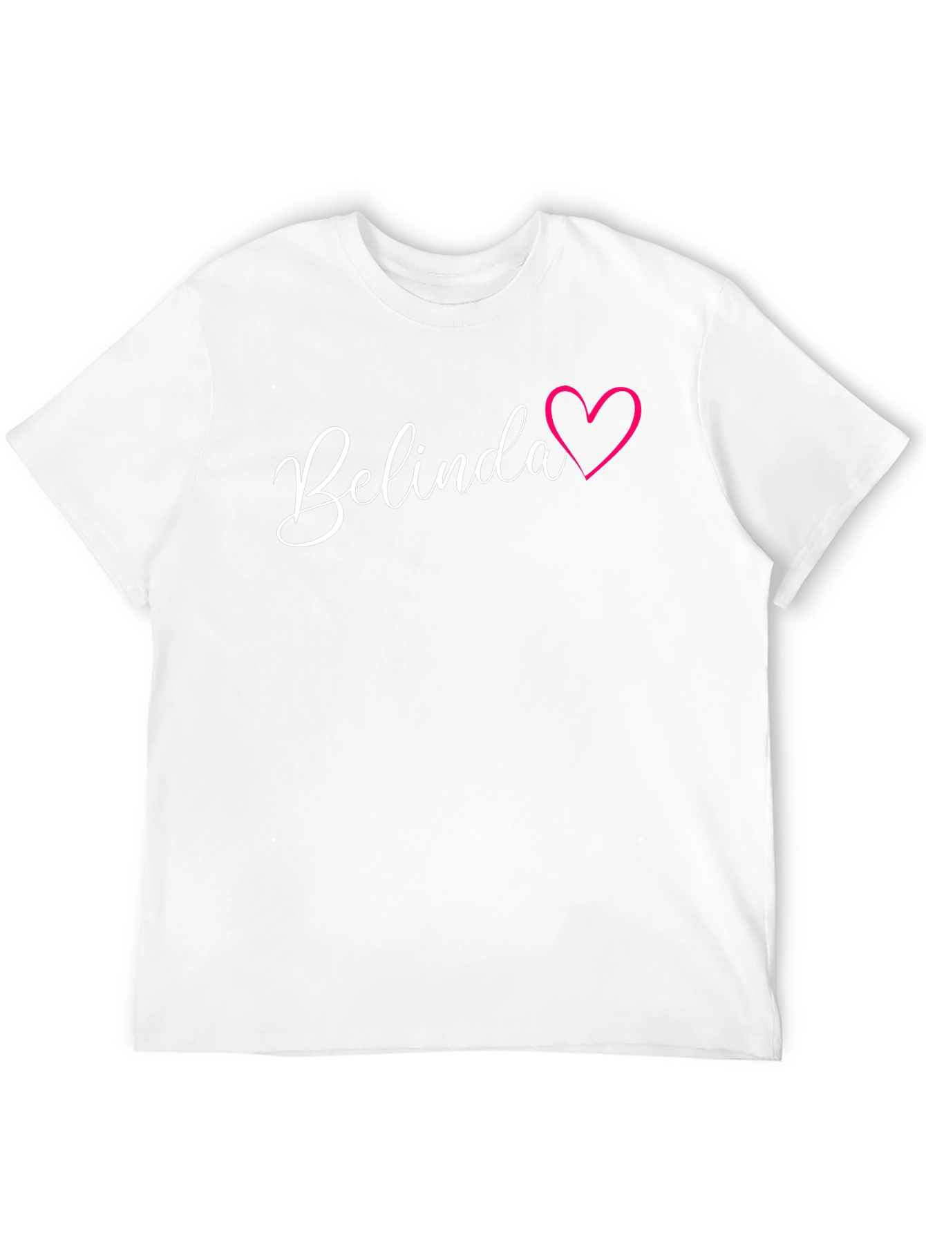 Belinda Heart Graphic Tee - Stylish Black T-Shirt