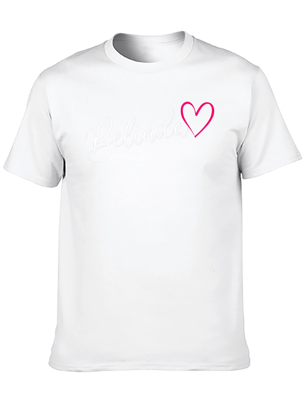Belinda Heart Graphic Tee - Stylish Black T-Shirt