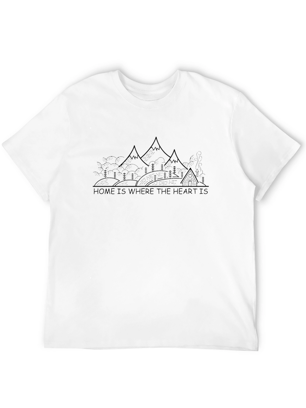 Home Is Where the Heart Is Graphic Tee