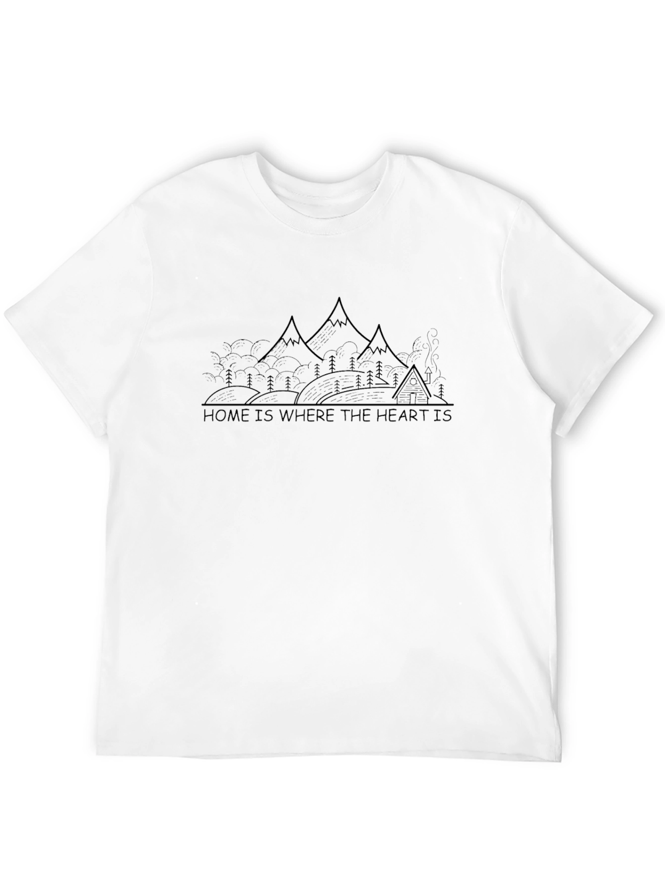 Home Is Where the Heart Is Graphic Tee