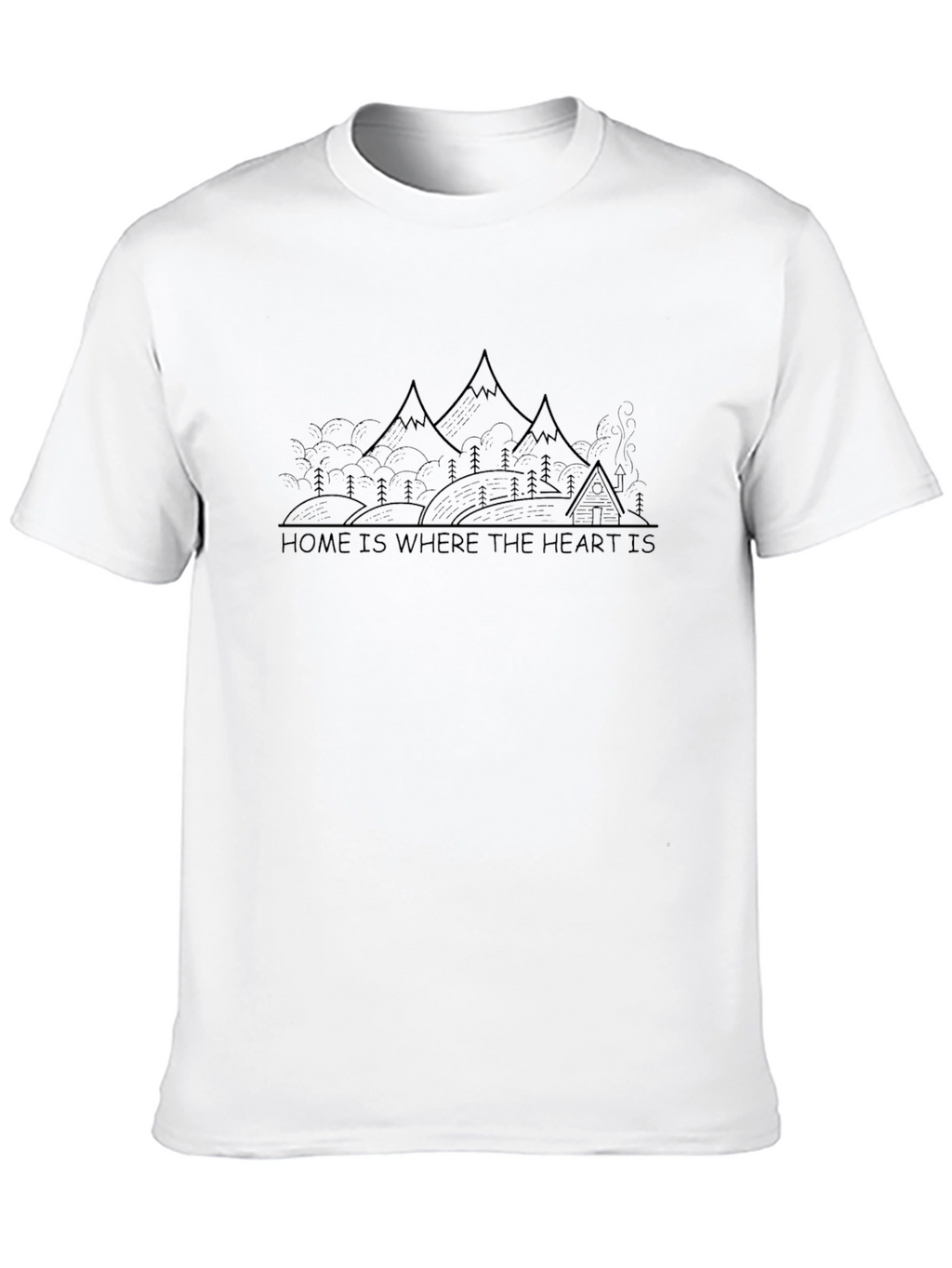 Home Is Where the Heart Is Graphic Tee