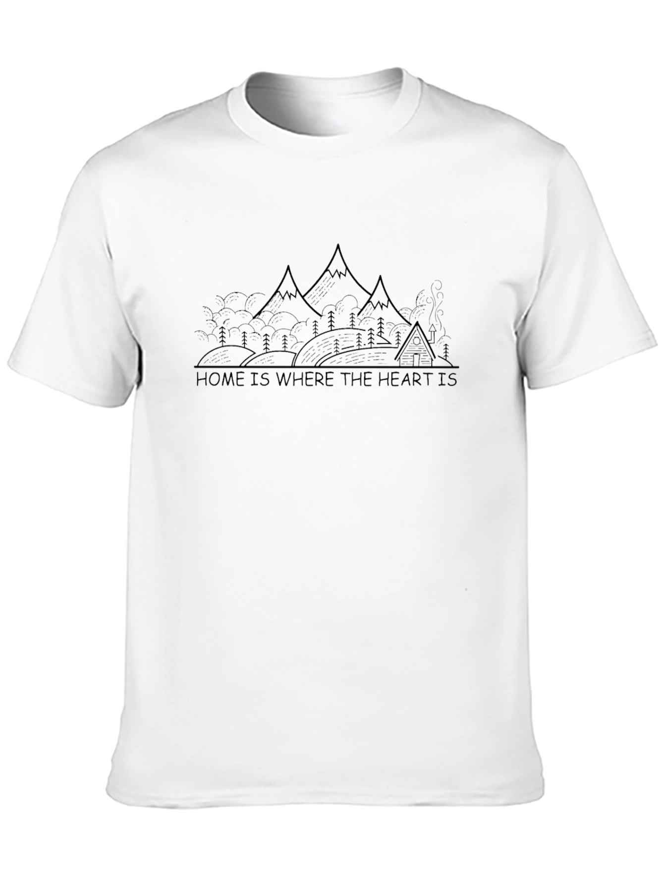 Home Is Where the Heart Is Graphic Tee