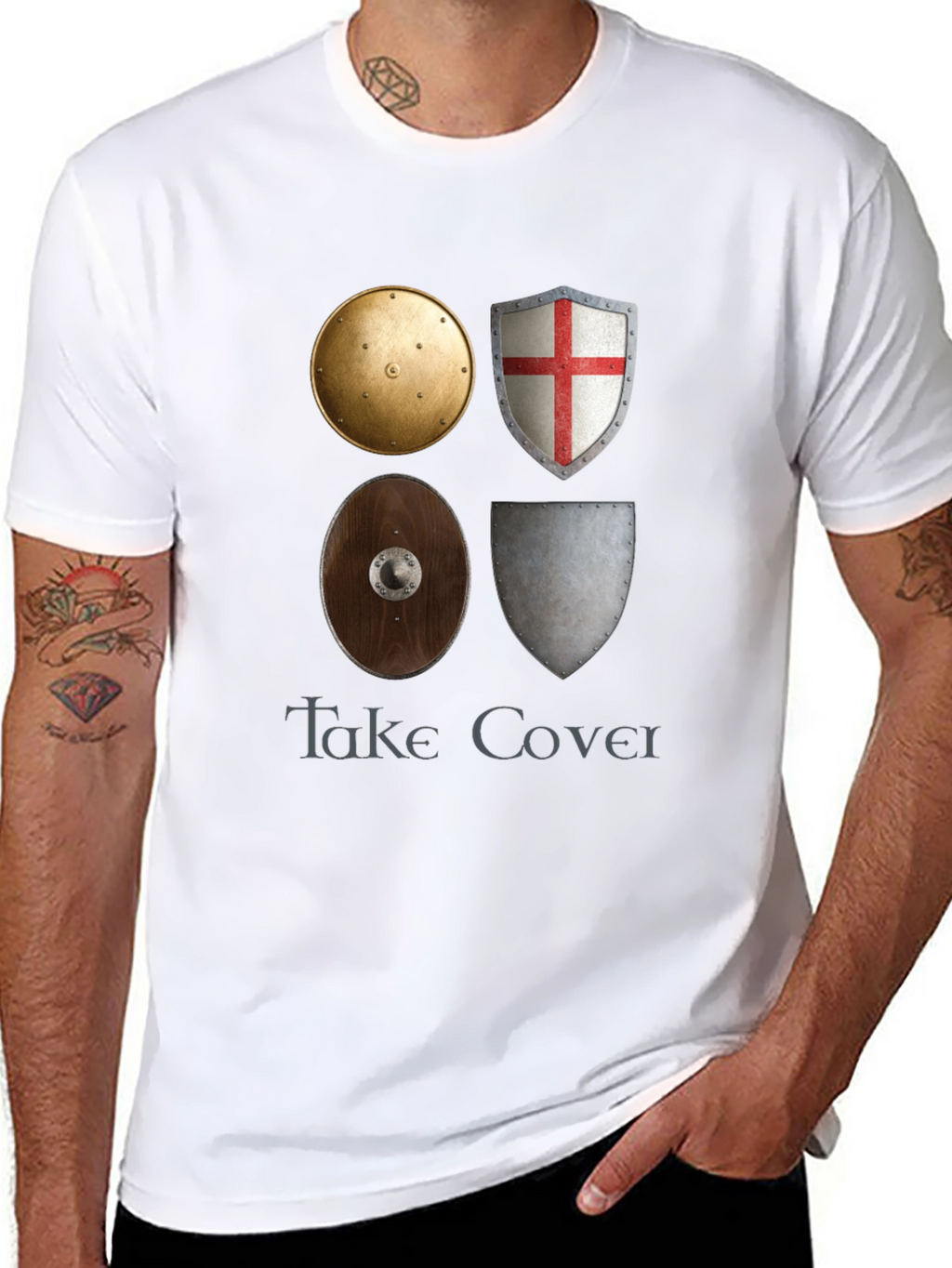 Take Cover Shield T-Shirt