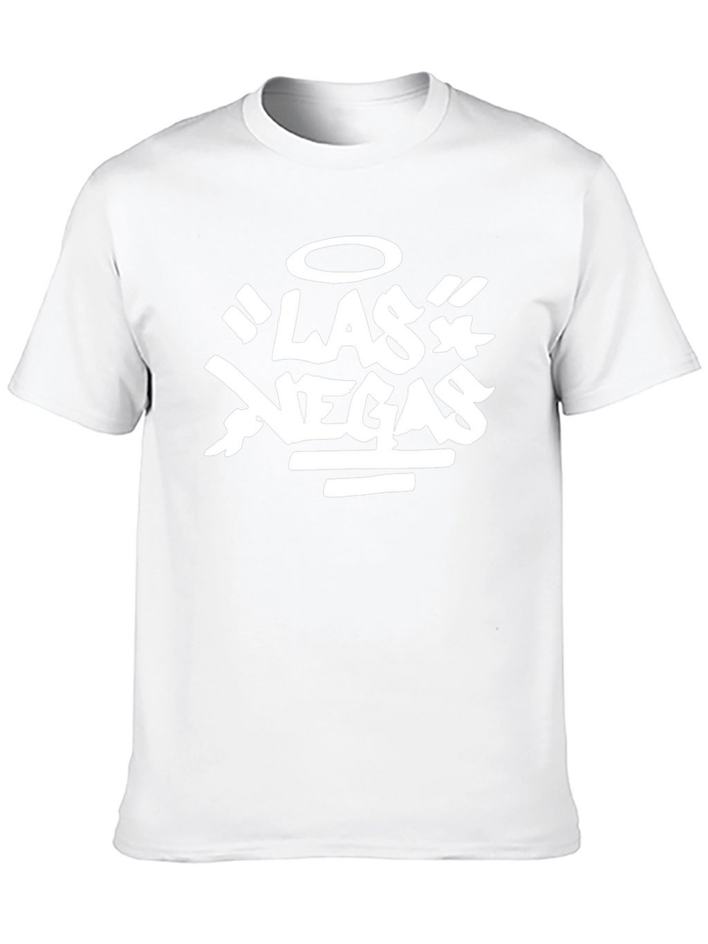 Las Vegas Graphic Print Black T-Shirt