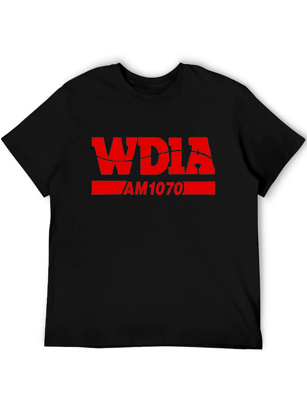 WDIA AM1070 Black T-Shirt