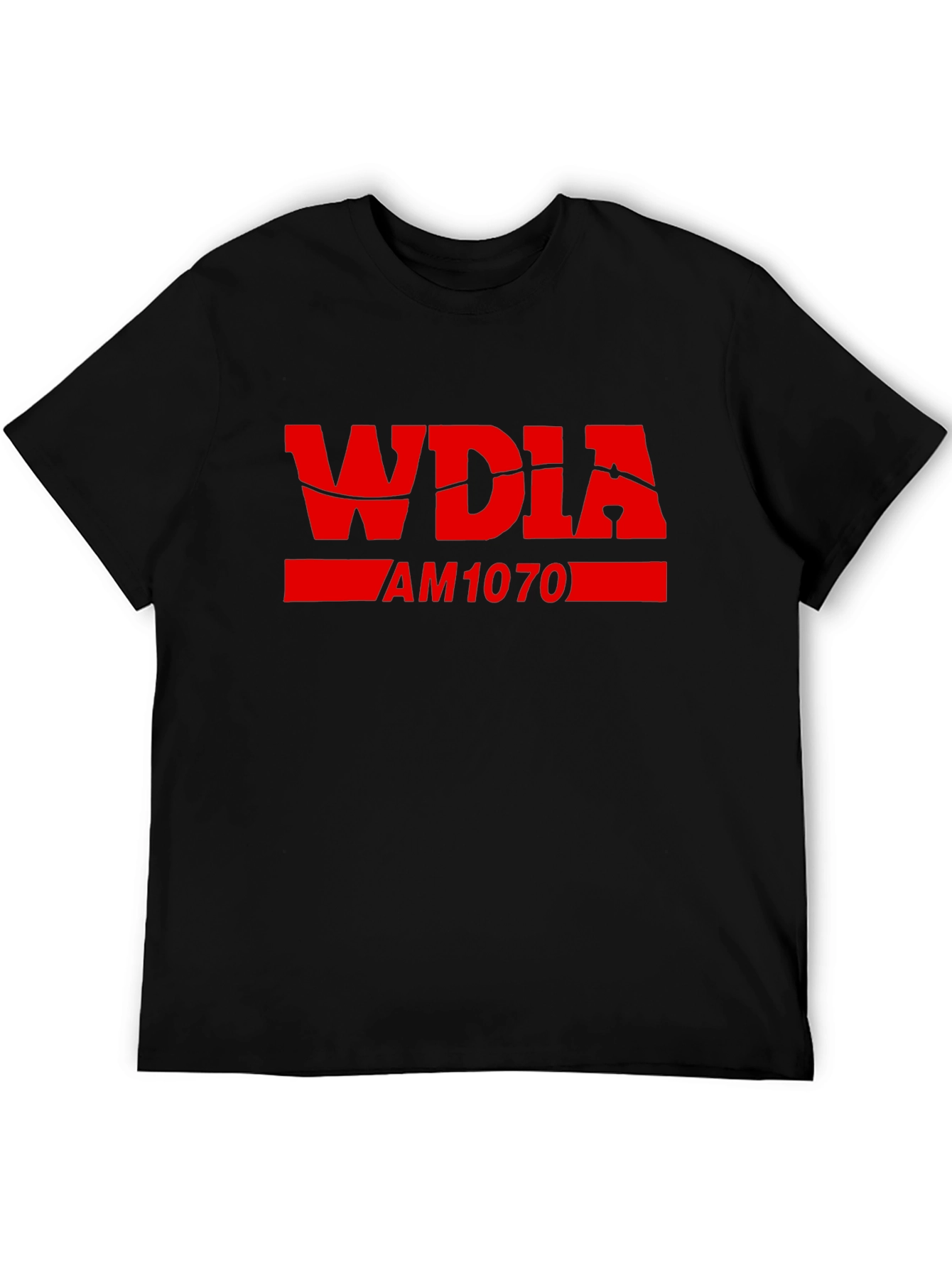 WDIA AM1070 Black T-Shirt