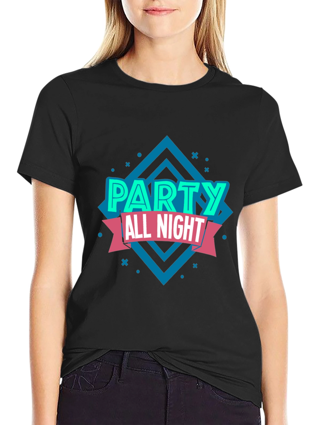 Party All Night Graphic T-Shirt