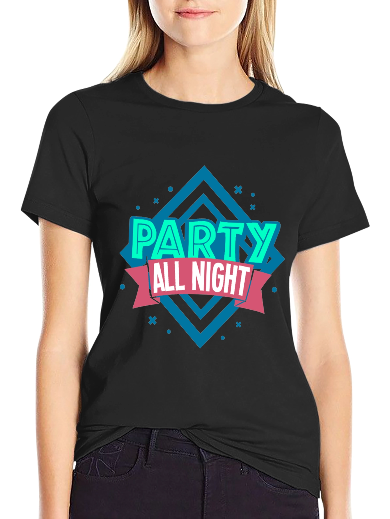 Party All Night Graphic T-Shirt