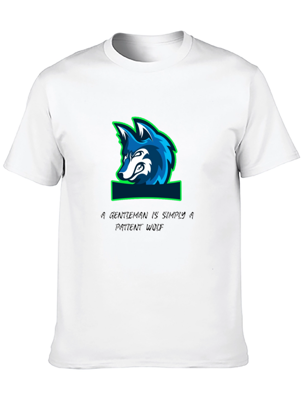 Gentleman Wolf Graphic T-Shirt - Premium Quality
