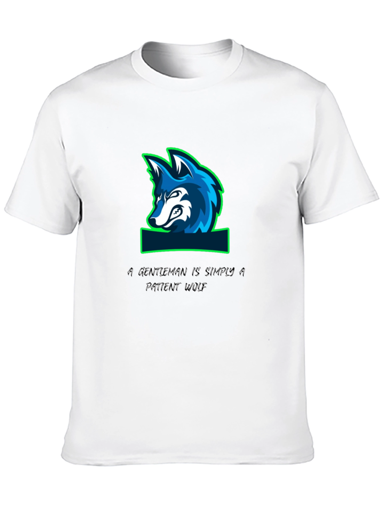 Gentleman Wolf Graphic T-Shirt - Premium Quality