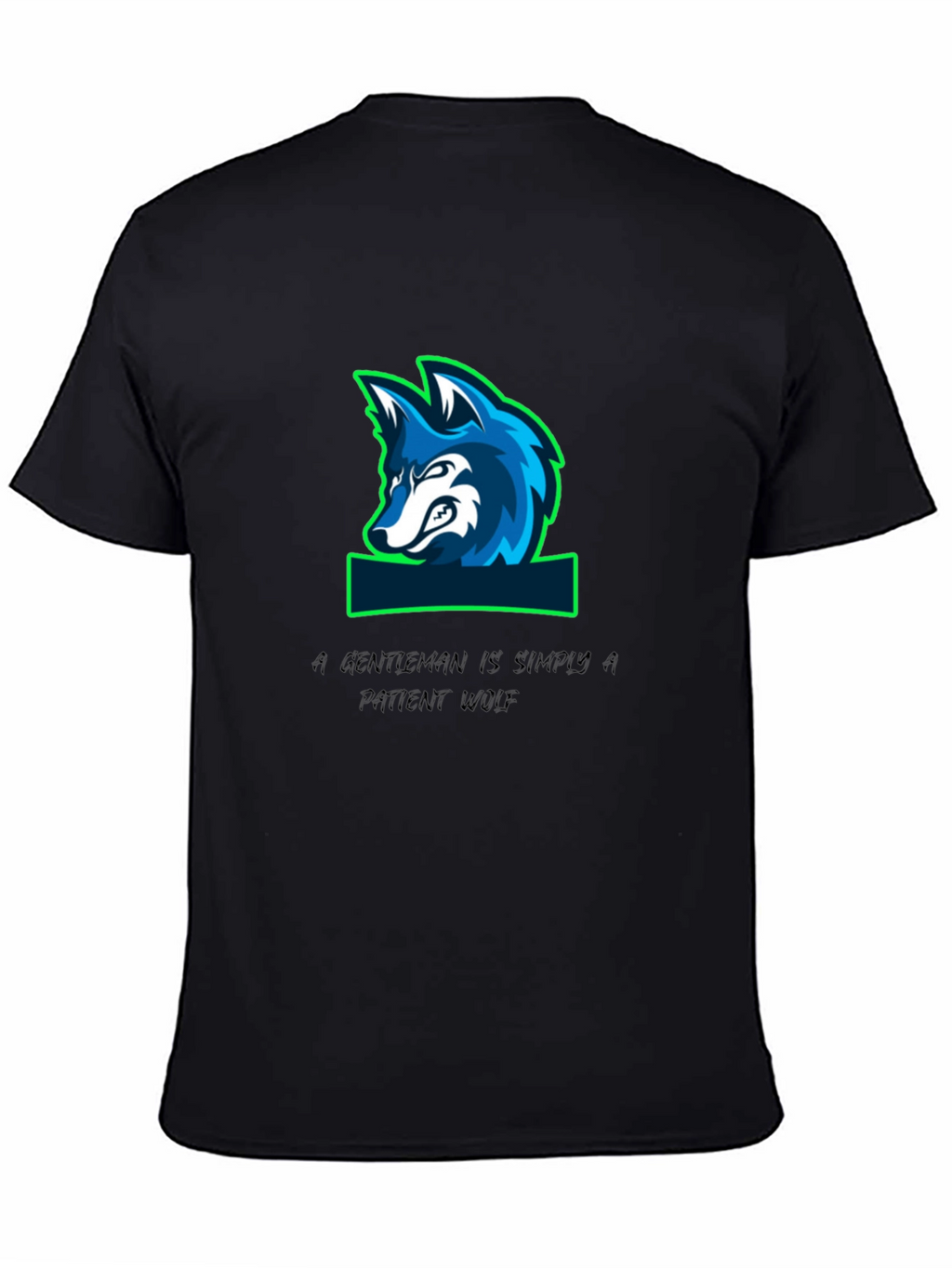 Gentleman Wolf Graphic T-Shirt - Premium Quality