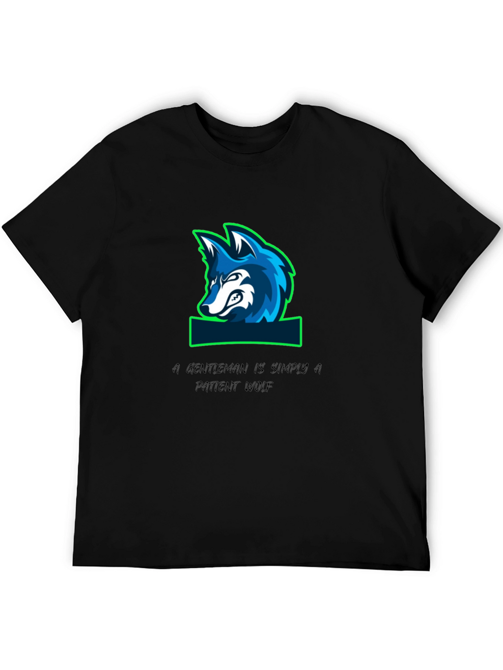 Gentleman Wolf Graphic T-Shirt - Premium Quality
