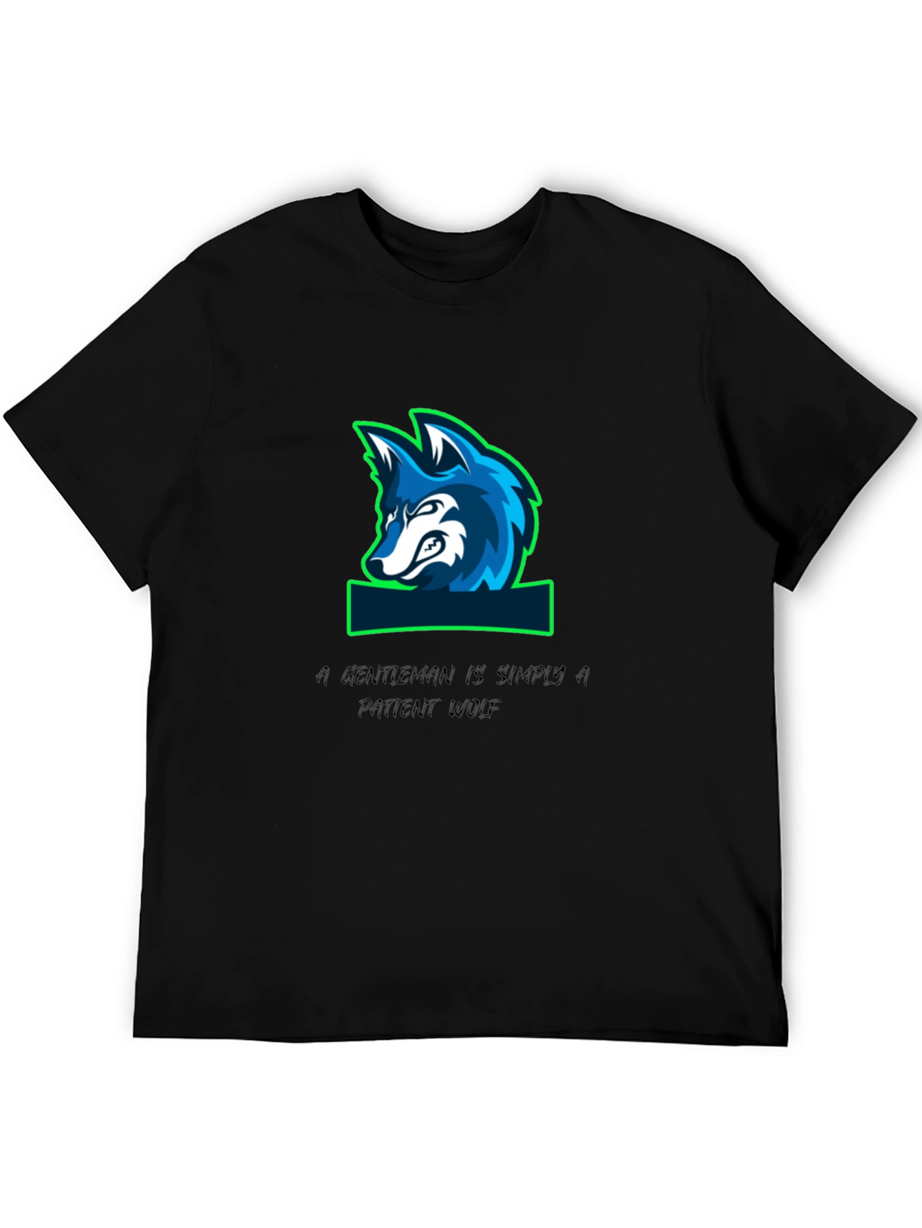 Gentleman Wolf Graphic T-Shirt - Premium Quality