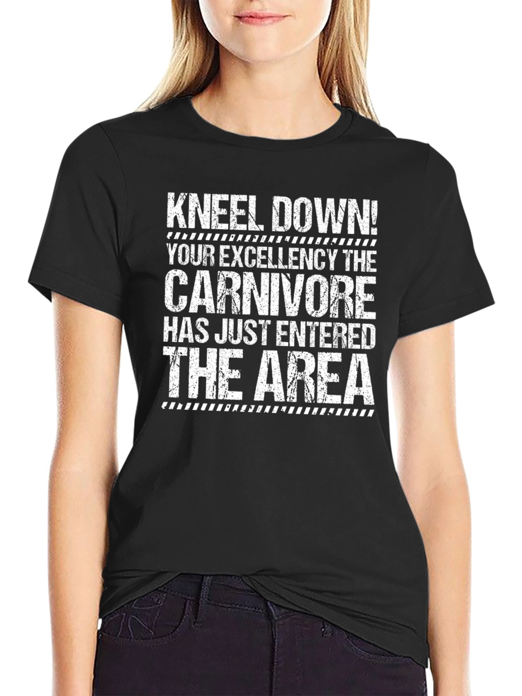 Kneel Down Carnivore Graphic T-Shirt