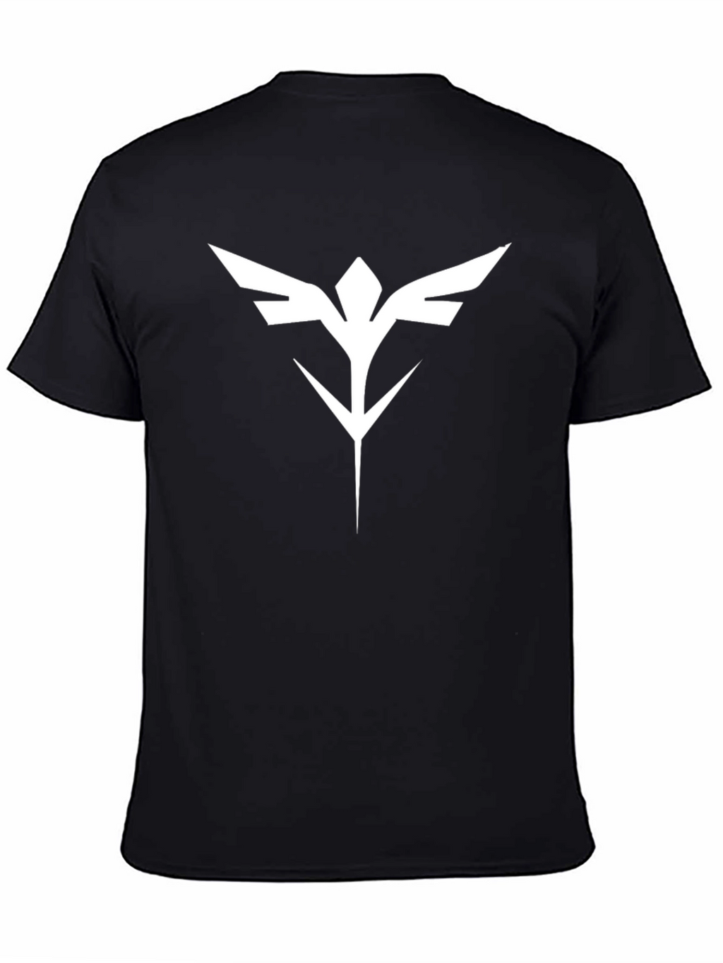 Black Tee with White Emblem