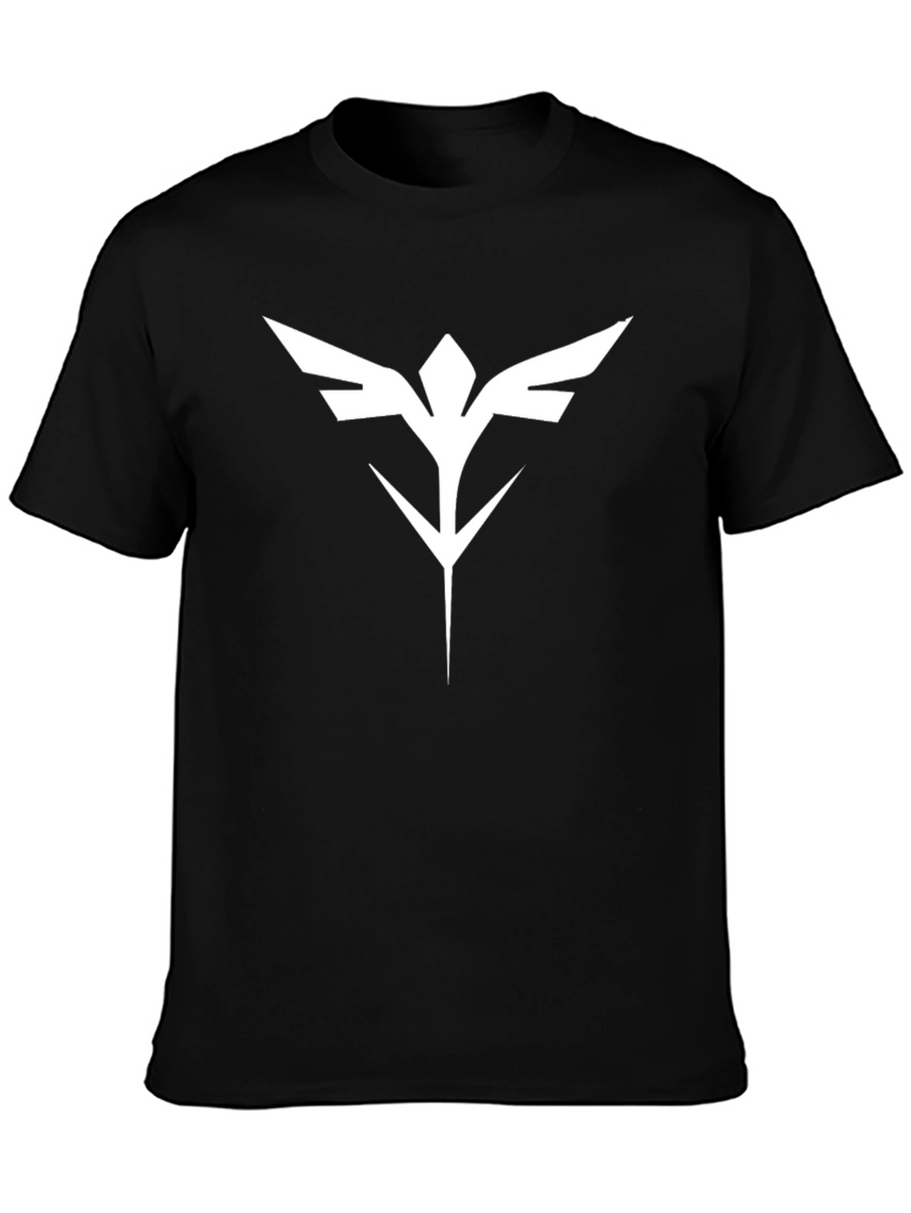 Black Tee with White Emblem