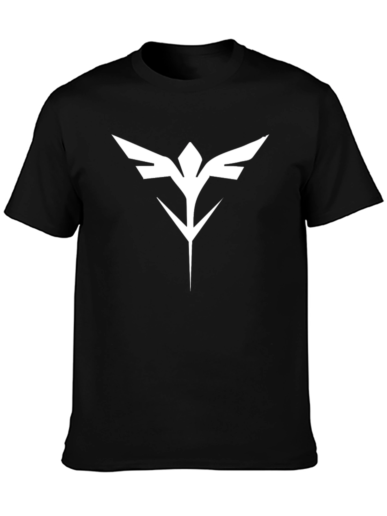 Black Tee with White Emblem