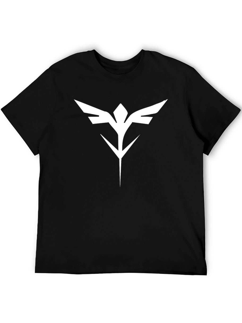 Black Tee with White Emblem