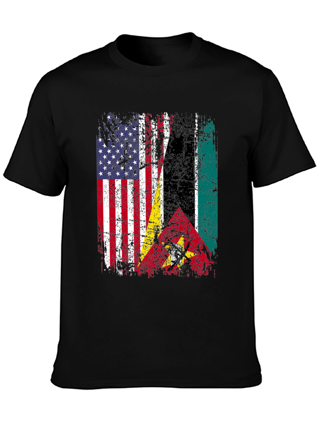 USA Grenada Flag Graphic T-Shirt